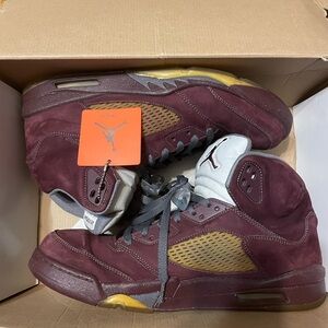 Jordan 5 LS Burgundy 2006 Sz 13